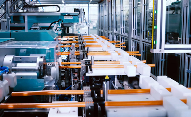 Automatic harness processing line
